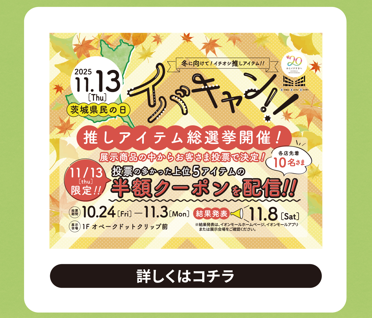 11/13イバキャン